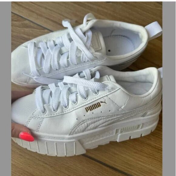 puma Mayze Classic Platform Sneaker size 6.5 - Picture 2 of 6